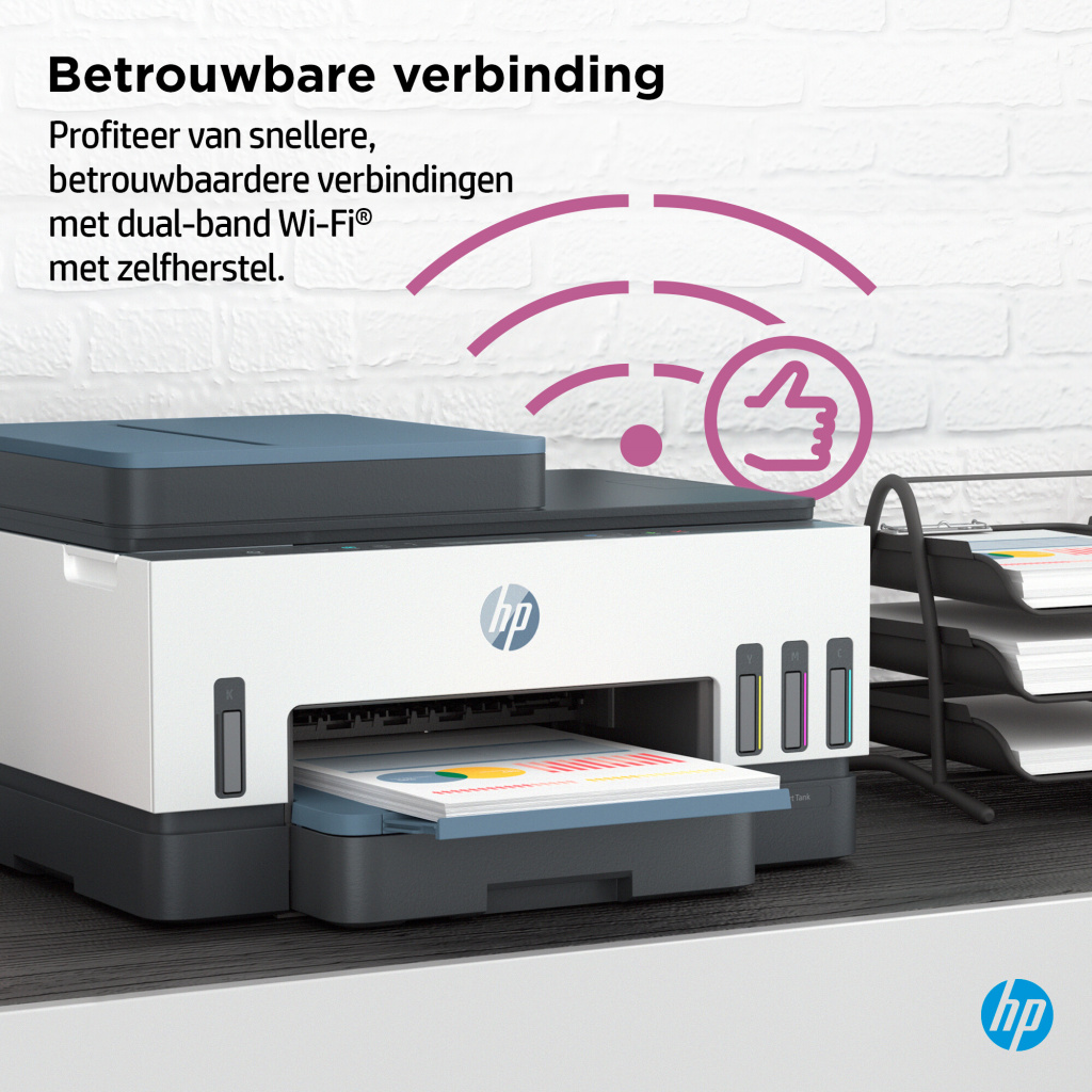 HP Smart Tank 7306 Draadloos All-in-One Kleur Printer, Dubbelzijdig printen; Kopieerapparaat, Scanner - Afbeelding 13