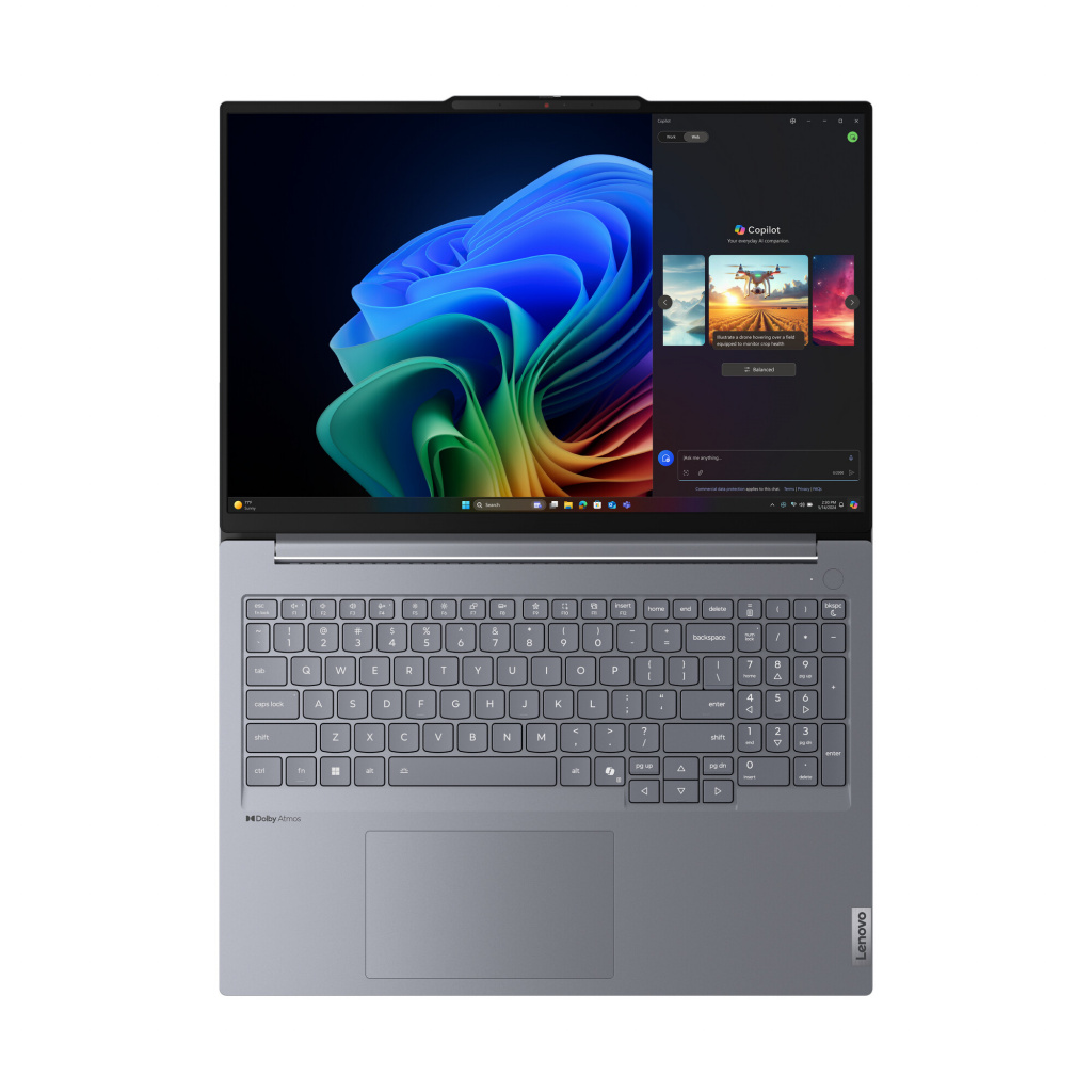 Lenovo ThinkBook 16 G7 QOY Copilot+ PC Snapdragon X1P-42-100 Laptop 40,6 cm (16") WUXGA 32 GB LPDDR5x-SDRAM 1 TB SSD Wi-Fi 7 (80 - Afbeelding 6