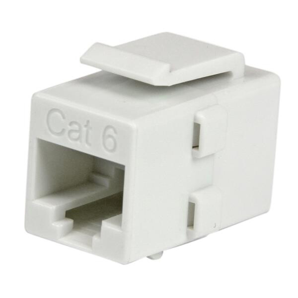 StarTech.com Witte Cat 6 RJ45 Keystone jack-netwerkkoppeling - F/F