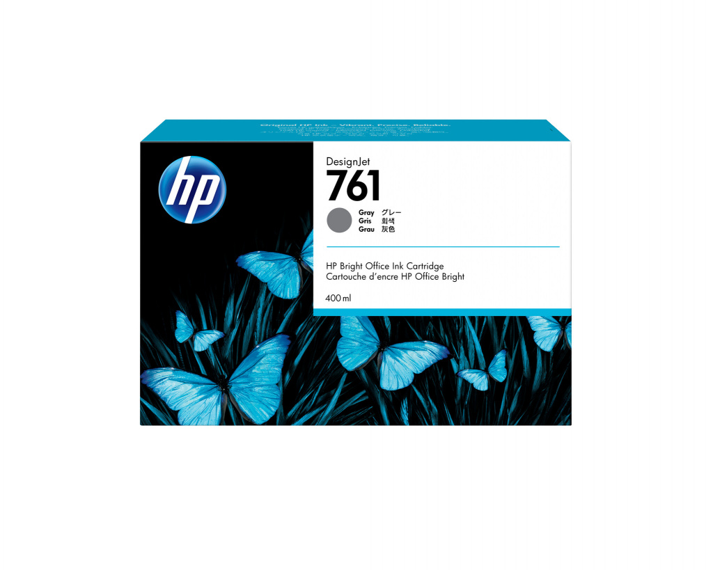 HP 761 grijze DesignJet inktcartridge, 400 ml