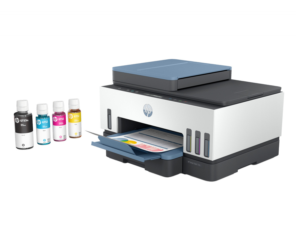 HP Smart Tank 7306 Draadloos All-in-One Kleur Printer, Dubbelzijdig printen; Kopieerapparaat, Scanner - Afbeelding 8