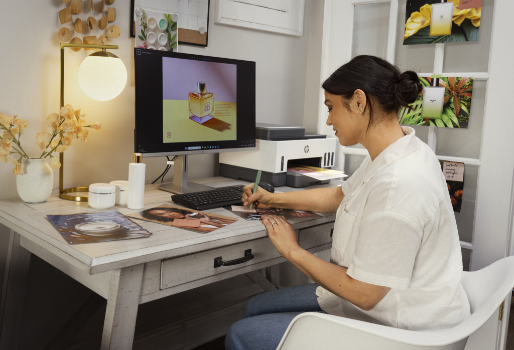 HP Smart Tank 7306 Draadloos All-in-One Kleur Printer, Dubbelzijdig printen; Kopieerapparaat, Scanner - Afbeelding 2