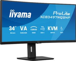 iiyama ProLite XCB3497WQSNP-B1 computer monitor 86,4 cm (34") 3440 x 1440 Pixels UltraWide Quad HD LED Zwart