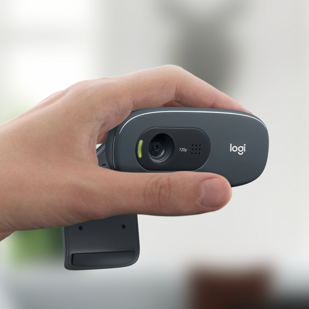 Logitech C270 HD webcam 3 MP 1280 x 720 Pixels USB Grijs, Donkergrijs - Afbeelding 5