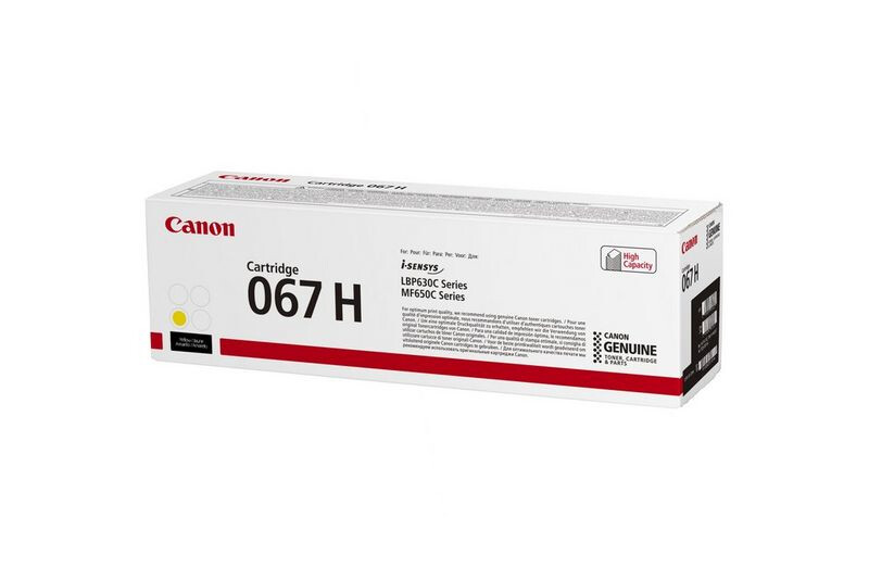 Canon 067H tonercartridge 1 stuk(s) Origineel Geel - Afbeelding 3