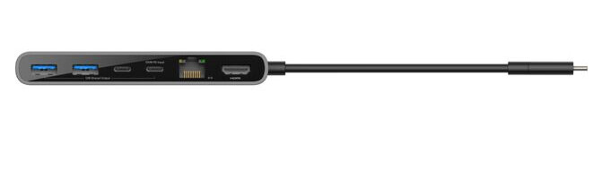 Belkin INC024HQSGY interface hub USB Type-C 10000 Mbit/s Grijs - Afbeelding 5