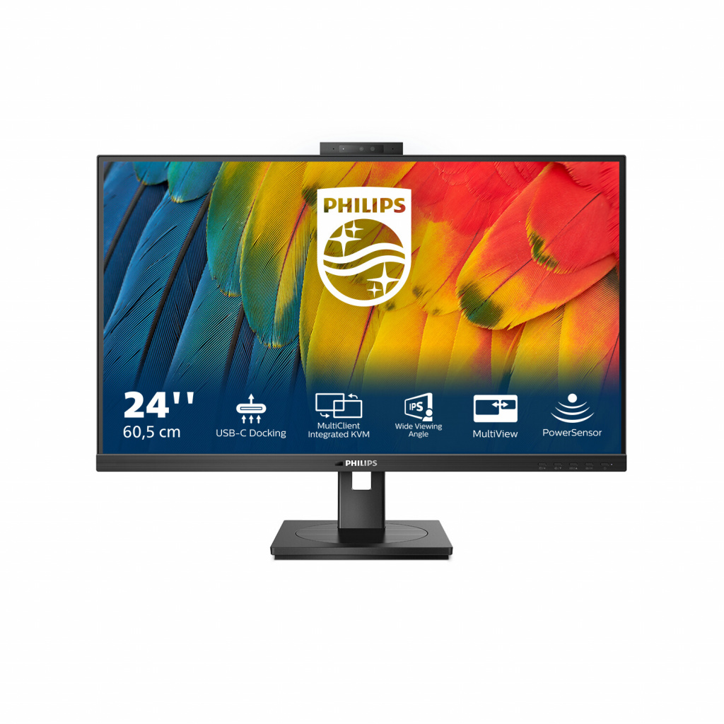 Philips 5000 series 24B1U5301H/00 computer monitor 60,5 cm (23.8") 1920 x 1080 Pixels Full HD LCD Zwart