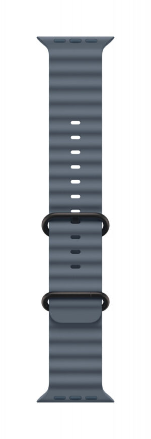 Apple Titanium Finish Band Blauw Fluorelastomeer, Titanium