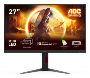 AOC G4 U27G4XM computer monitor 68,6 cm (27") 3840 x 2160 Pixels 4K Ultra HD LED Zwart, Rood