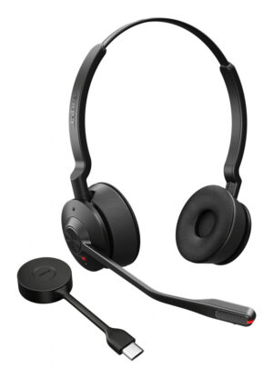Jabra Engage 55 SE Headset Draadloos Hoofdband Kantoor/callcenter Zwart
