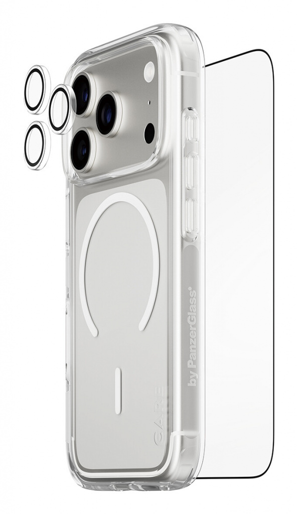 PanzerGlass ® | CARE by ® 3-in-1 Flagship Explorer Bundle iPhone 17 Pro Doorzichtige schermbeschermer Apple 1 stuk(s) - Afbeelding 2