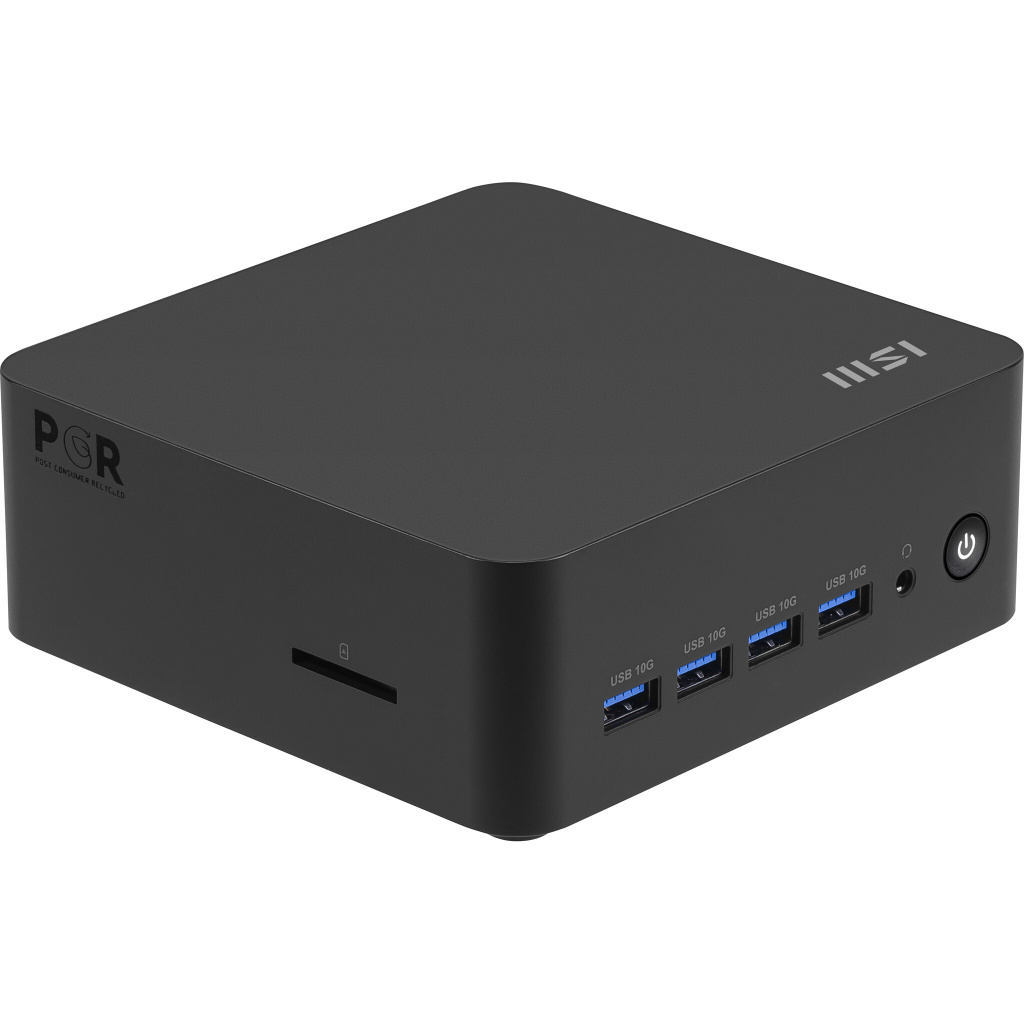 MSI Cubi Z AI 8M-006BEU Cube Zwart 8845HS AMD SoC 3,8 GHz Ingebouwde luidsprekers