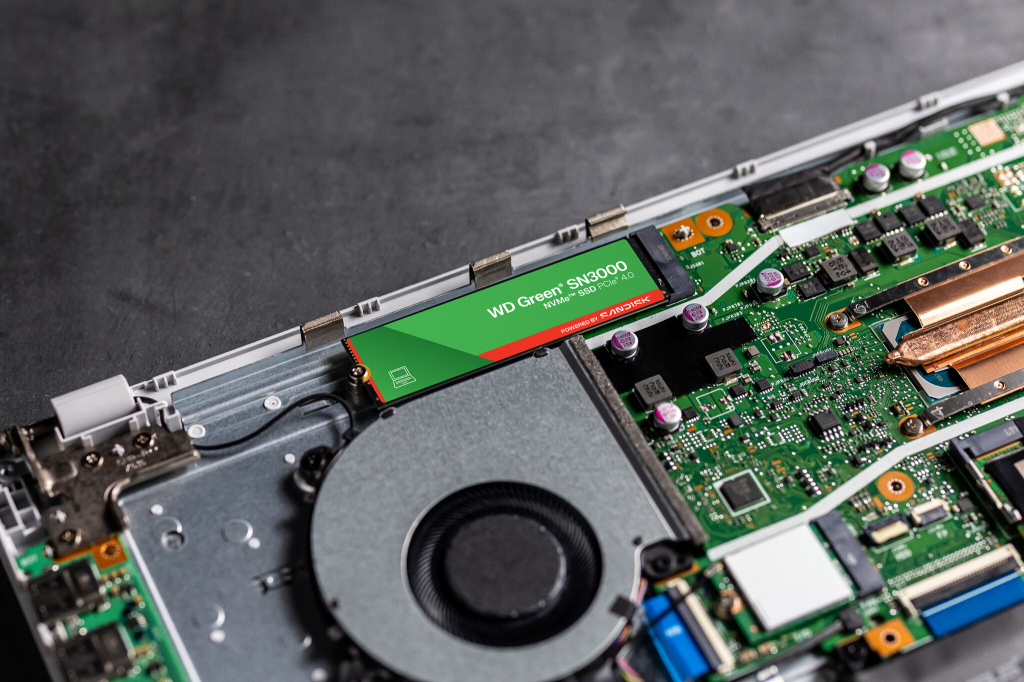 SanDisk Green WD SN3000 NVMe 1 TB M.2 PCI Express 4.0 QLC 3D NAND - Afbeelding 9