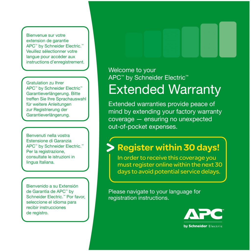 APC Service Pack-04: +3 jaar garantie upgrade