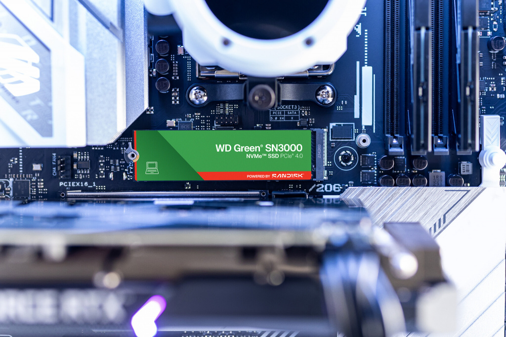 SanDisk Green WD SN3000 NVMe 1 TB M.2 PCI Express 4.0 QLC 3D NAND - Afbeelding 10