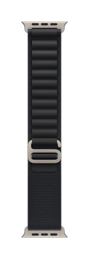 Apple MFTE4ZM/A slimme draagbare accessoire Band Zwart Titanium, Polyester, Spandex