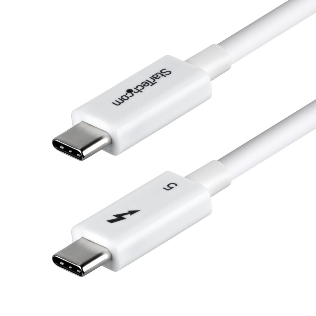 StarTech.com 50cm Thunderbolt 5 Kabel, 80Gbps/Tot 120Gbps, 240W PD, 8K 60Hz, Gecertificeerde Thunderbolt Kabel, Compatibel met T