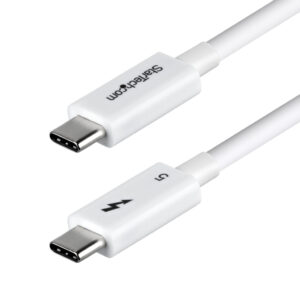 StarTech.com 1m Thunderbolt 5 Kabel, 80Gbps/Tot 120Gbps, 240W PD, 8K 60Hz, Gecertificeerde Thunderbolt Kabel, Compatibel met Thu