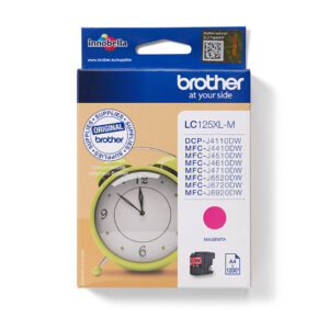Brother LC125XLM inktcartridge 1 stuk(s) Origineel Extra (Super) hoog rendement Magenta