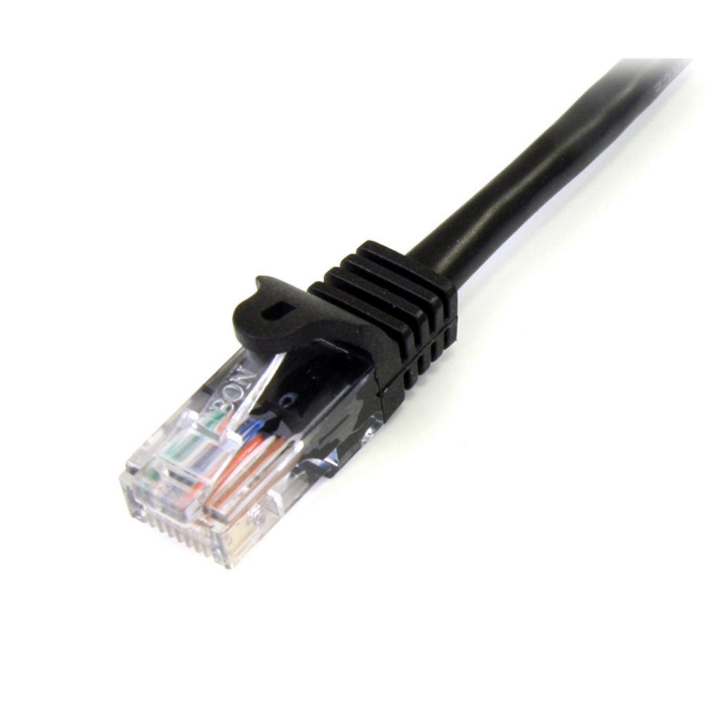 StarTech.com Cat5e patchkabel met snagless RJ45 connectors 3 m, zwart - Afbeelding 2