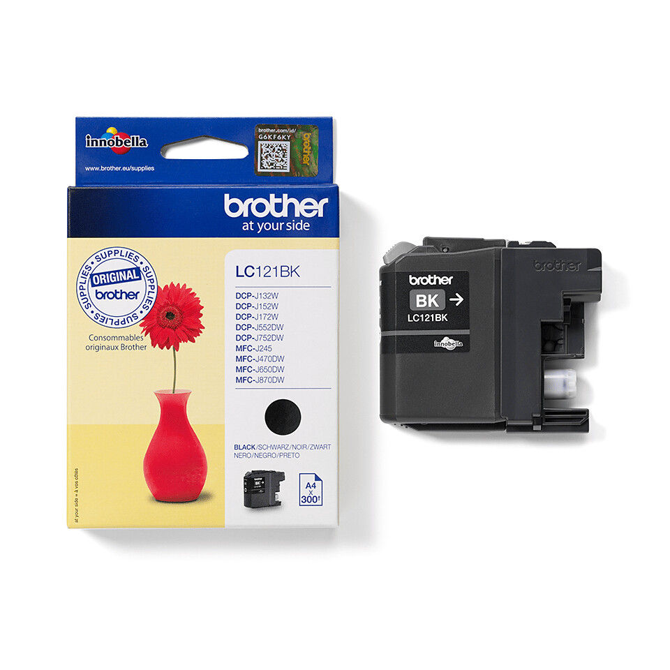 Brother LC-121BK Inktcartridge Zwart - Afbeelding 4