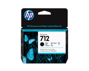 HP 712 80 ml inktcartridge voor DesignJet, zwart