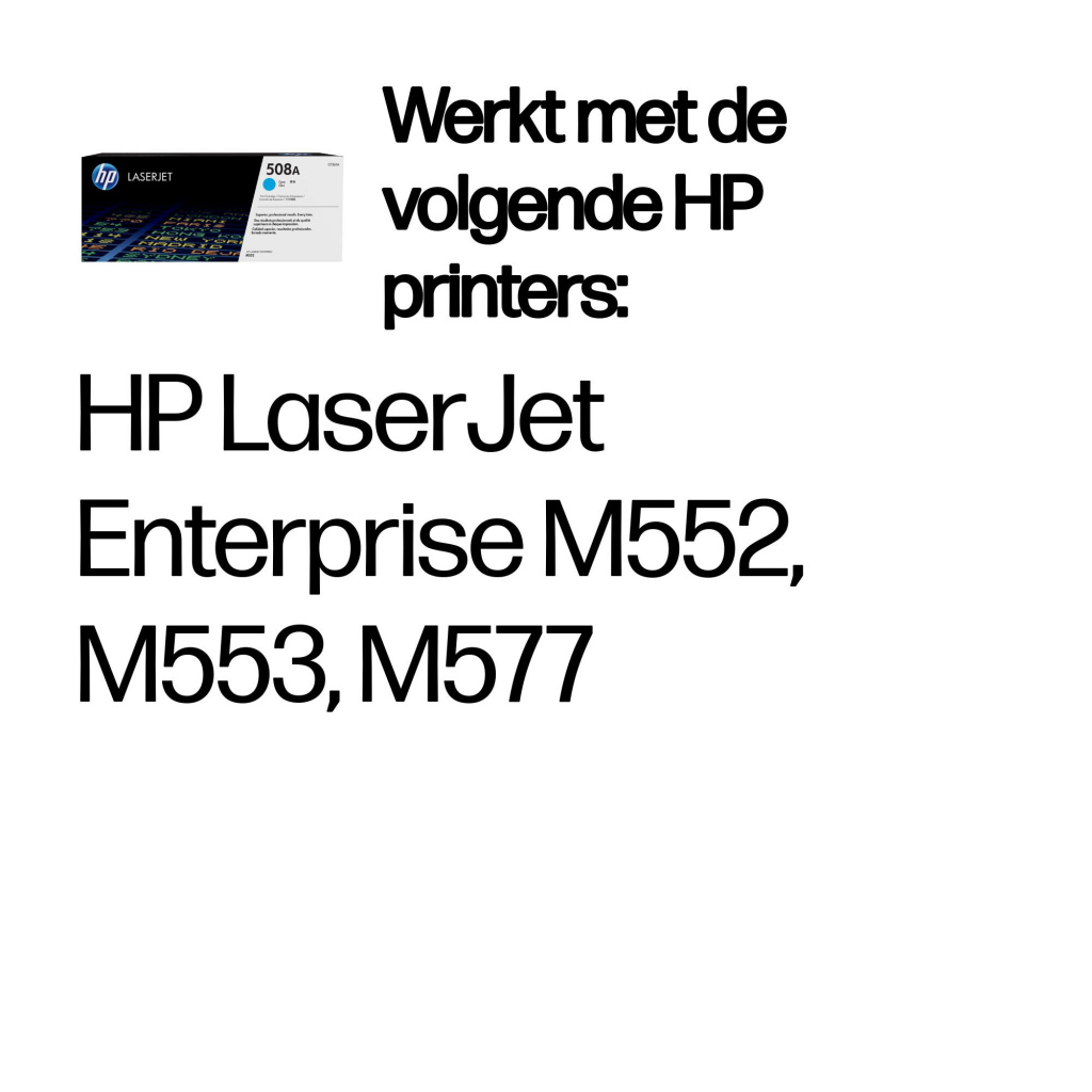 HP 508A originele cyaan LaserJet tonercartridge - Afbeelding 2