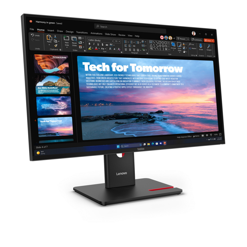 Lenovo ThinkVision T27QD-40 Monitor - Afbeelding 3