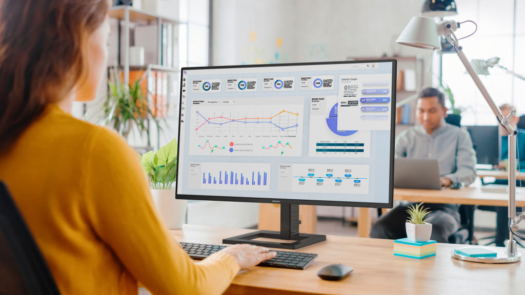 Philips 1000 series 27E1N1300AE/00 computer monitor 68,6 cm (27") 1920 x 1080 Pixels Full HD LCD Zwart - Afbeelding 2