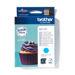Brother LC123C inktcartridge 1 stuk(s) Origineel Cyaan