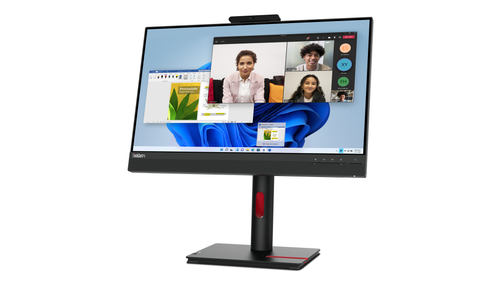 Lenovo ThinkCentre Tiny-In-One 24 Gen 5 LED display 60,5 cm (23.8") 1920 x 1080 Pixels Full HD Touchscreen Zwart - Afbeelding 3