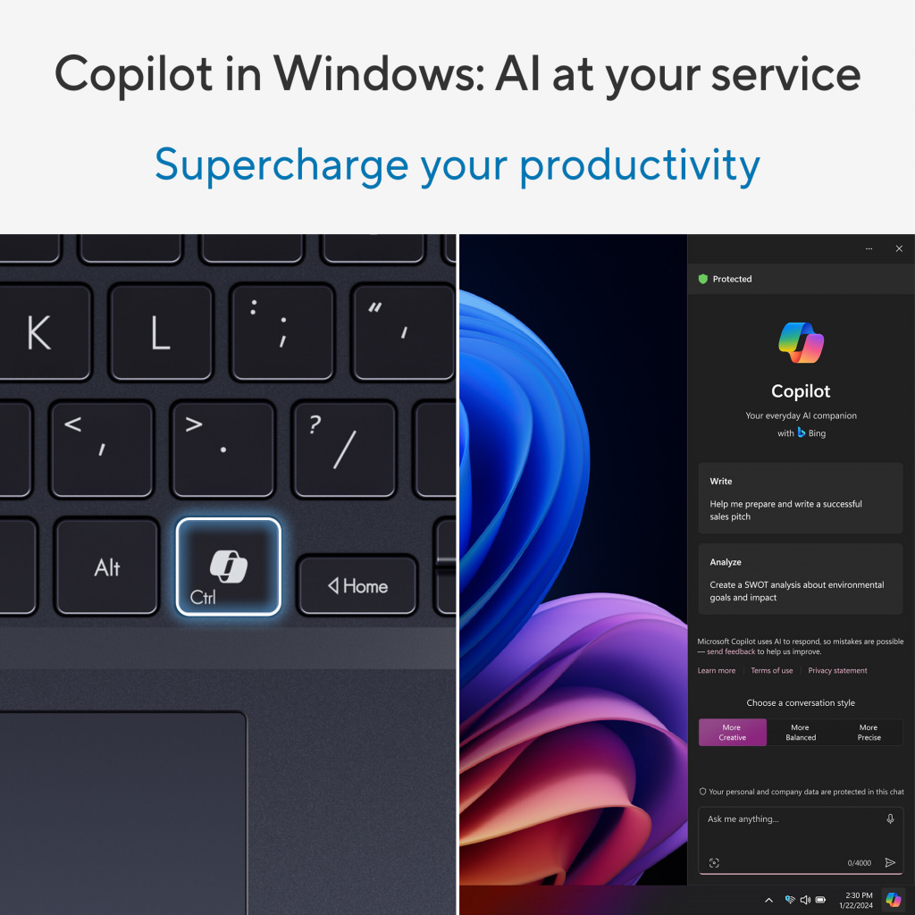 ASUS ExpertBook B9 OLED B9403CVAR-PP1678X Intel Core 7 150U Laptop 35,6 cm (14") WQXGA+ 32 GB LPDDR5x-SDRAM 1 TB SSD Wi-Fi 6E (8 - Afbeelding 13