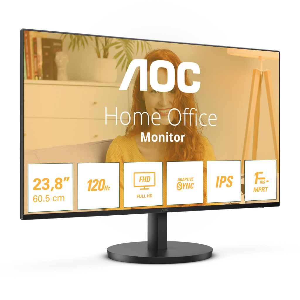 AOC 24B3HA2 computer monitor 60,5 cm (23.8") 1920 x 1080 Pixels Full HD LED Zwart - Afbeelding 12