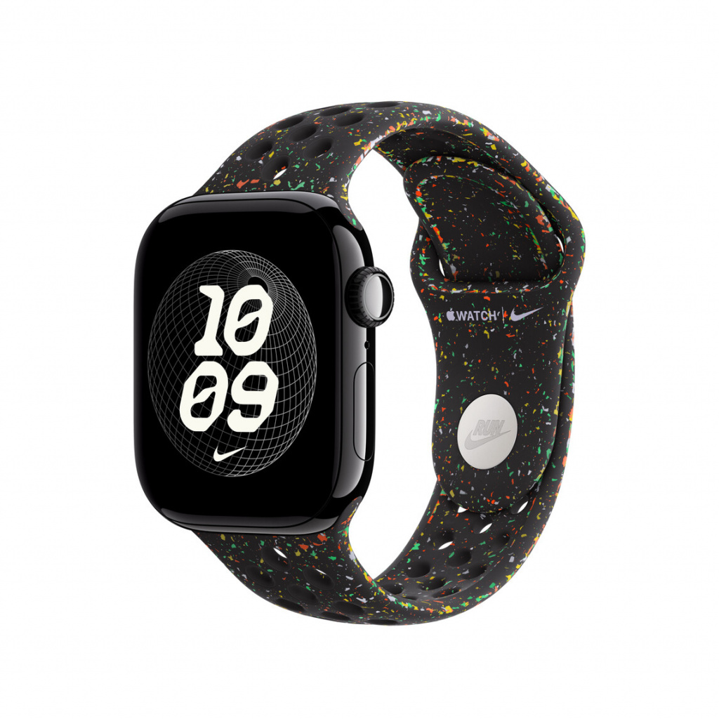 Apple MGAE4ZM/A slimme draagbare accessoire Band Zwart Aluminium, Fluorelastomeer - Afbeelding 2