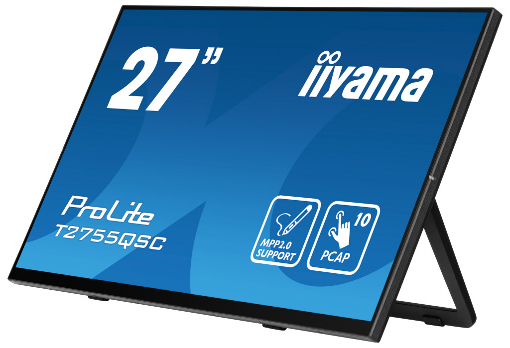iiyama ProLite T2755QSC-B1 computer monitor 68,6 cm (27") 2560 x 1440 Pixels Quad HD LCD Touchscreen Zwart - Afbeelding 6