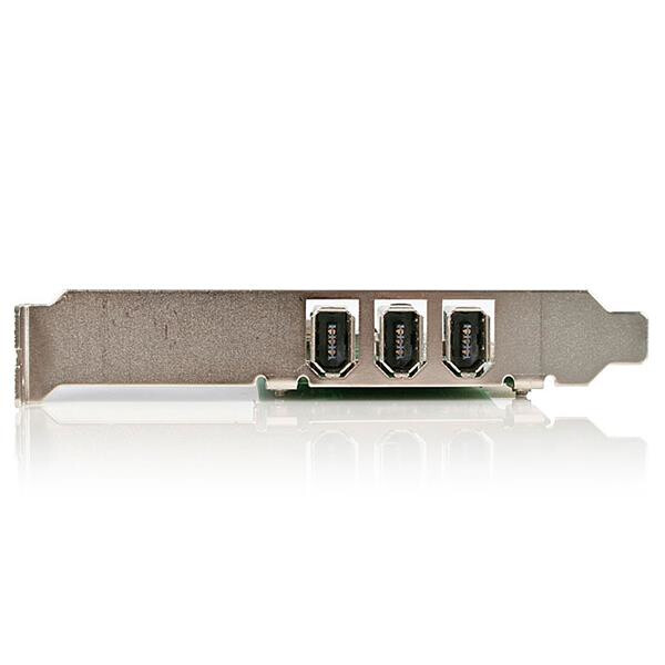 StarTech.com 4-poort PCI 1394a FireWire Adapter Kaart 3 Extern 1 Intern - Afbeelding 3