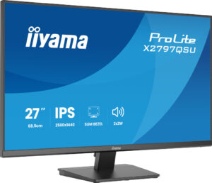 iiyama ProLite X2797QSU-B1 computer monitor 68,6 cm (27") 2560 x 1440 Pixels Quad HD LED Zwart