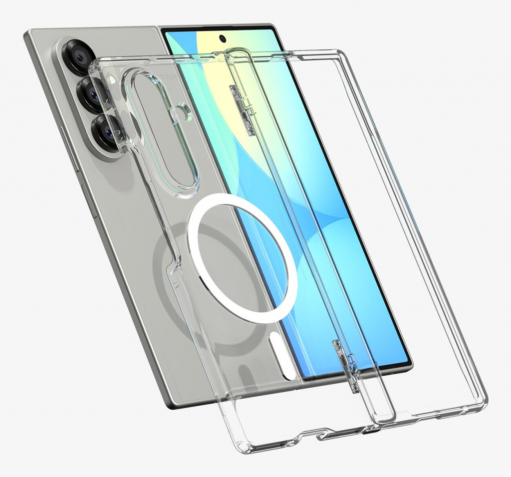 Spigen Ultra Hybrid Pro mobiele telefoon behuizingen 20,3 cm (8") Hoes Transparant, Wit - Afbeelding 4