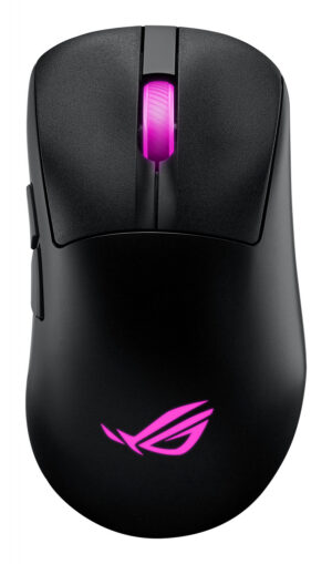 ASUS ROG Keris II Origin BLK muis Gamen Rechtshandig RF Wireless + Bluetooth + USB Type-A Optisch 42000 DPI