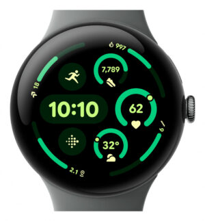 Google Pixel Watch 3 AMOLED 45 mm Digitaal Touchscreen Grijs Wifi GPS