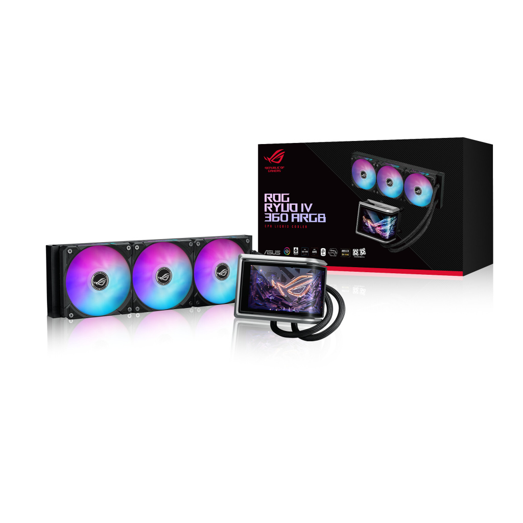 ASUS ROG RYUO IV 360 ARGB Processor Alles-in-één vloeistofkoeler 12 cm Zwart - Afbeelding 13