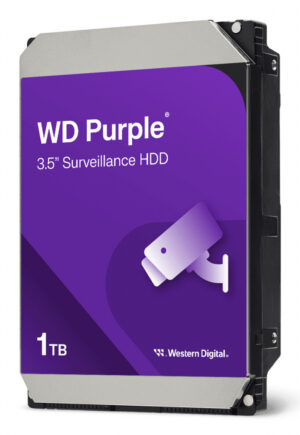 Western Digital Purple interne harde schijf 1 TB 5400 RPM 64 MB 3.5" SATA III