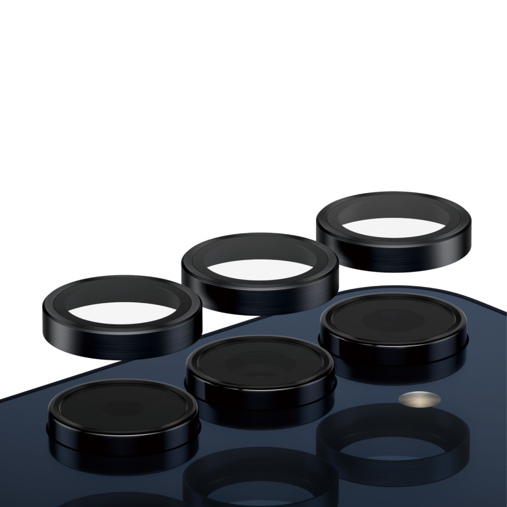 PanzerGlass ® Hoops® Camera Lens Protector Black Samsung Galaxy A55 5G Doorzichtige schermbeschermer 1 stuk(s)