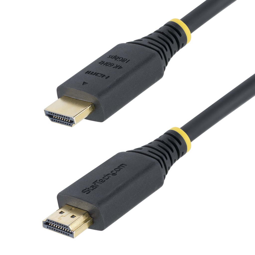 StarTech.com 2,4m Premium Gecertificeerde High Speed HDMI Kabel, 4K 60Hz/1440p 144Hz, HDR10/HDCP 2.2/ARC, 18Gbps, UHD HDMI 2.0 - Afbeelding 2