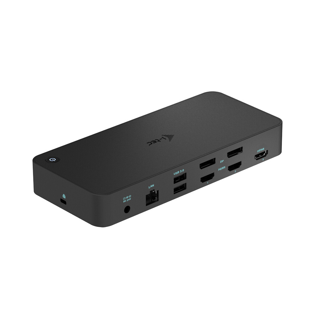 i-tec USB 3.0 / USB-C / Thunderbolt, 3x 4K Docking Station + Power Delivery 100W - Afbeelding 3