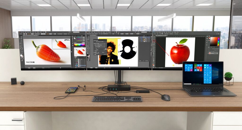 i-tec USB 3.0 / USB-C / Thunderbolt, 3x 4K Docking Station + Power Delivery 100W - Afbeelding 6