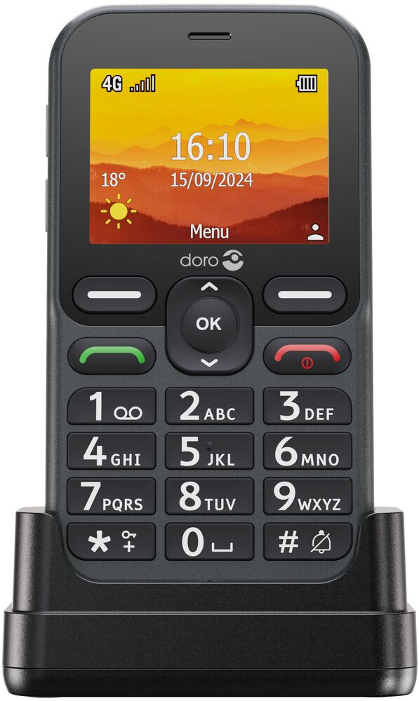 Doro Leva L10 6,1 cm (2.4") 120,7 g Zwart Basistelefoon - Afbeelding 4