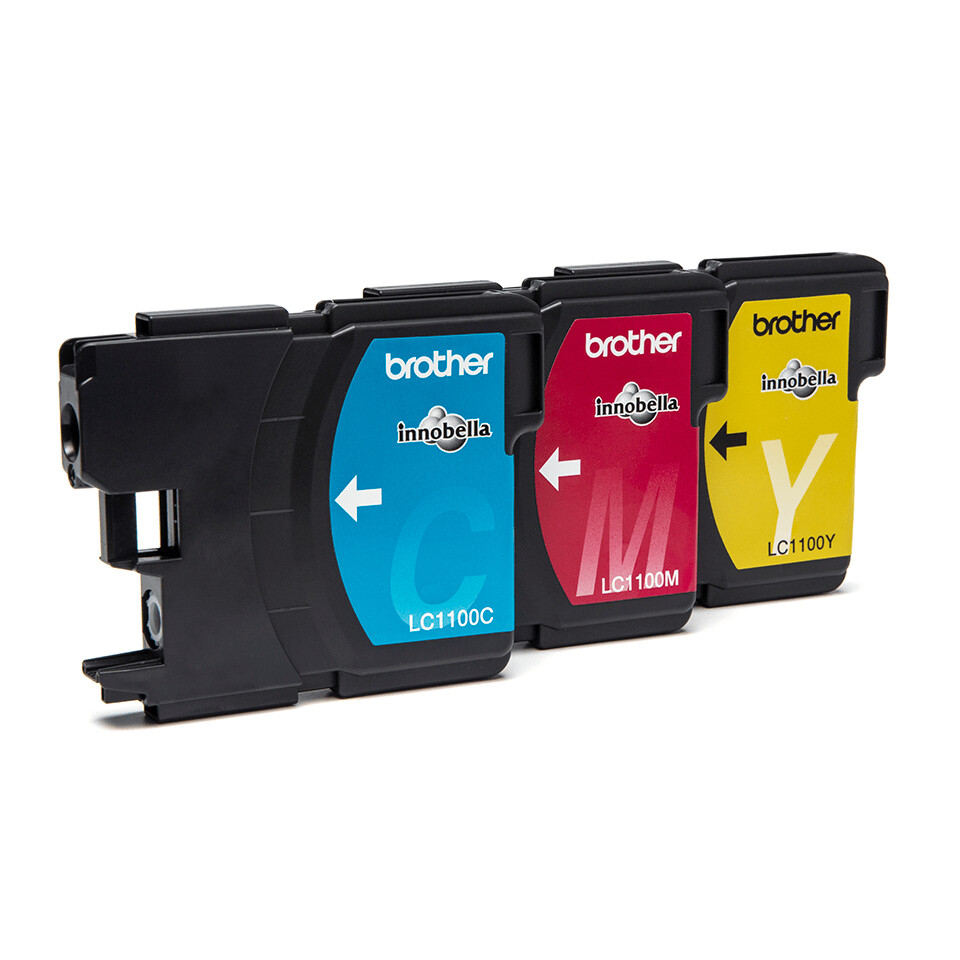 Brother LC1100RBWBP inktcartridge 3 stuk(s) Origineel Cyaan, Magenta, Geel - Afbeelding 2