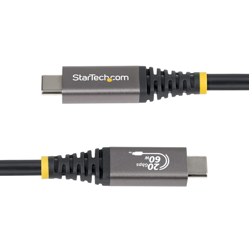 StarTech.com 3m USB4 Kabel, 20Gbps, USB-IF Gecertificeerde USB-C Kabel, 60W PD EPR, 4K 120Hz DP 2.1, TPE Mantel, USB Type-C Kabe - Afbeelding 3