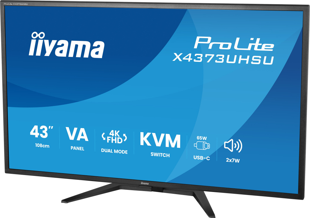 iiyama ProLite X4373UHSU-B2 computer monitor 108 cm (42.5") 3840 x 2160 Pixels 4K Ultra HD LED Zwart - Afbeelding 5